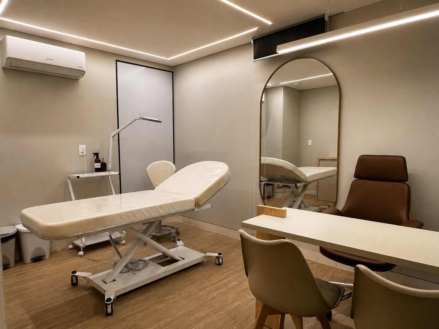 Consultório de estética premium do Coworking HOF Unitycom